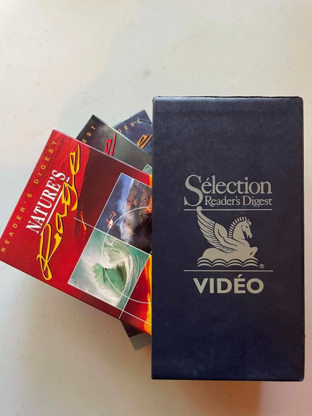 Reader's Digest Nature's Rage VHS Collection — 3 videos in a black case